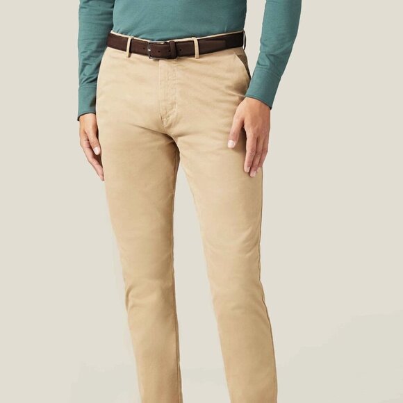 New Peter Millar Crown Crafted Excursionist Calf Suede Belt MF23XA07 Size 38 NWT - Picture 3 of 11